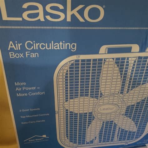 lasko steel body box fan|lasko box fan with filter.